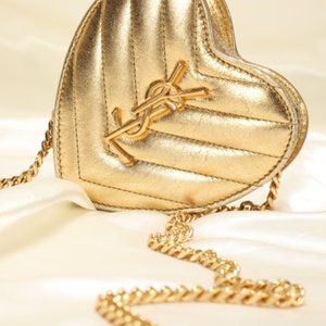 ysl heart bag